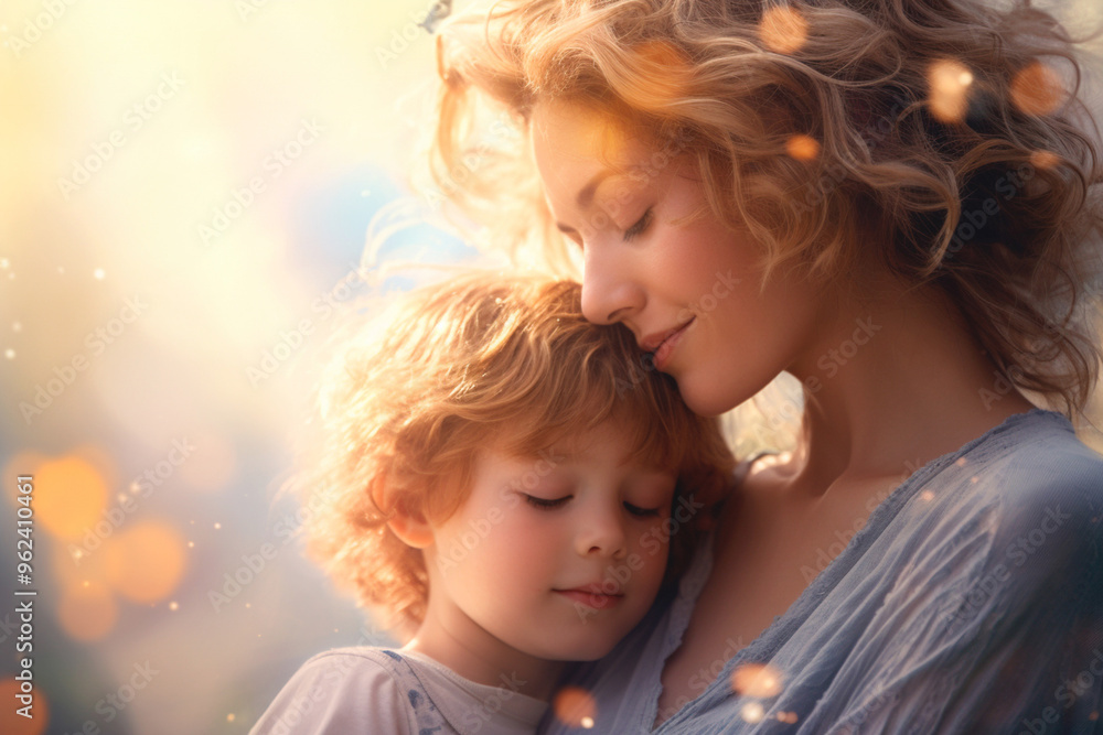 Mother's Day is marked by a loving hug between mother and child. Mother's Day is marked by a loving hug between mother and child.