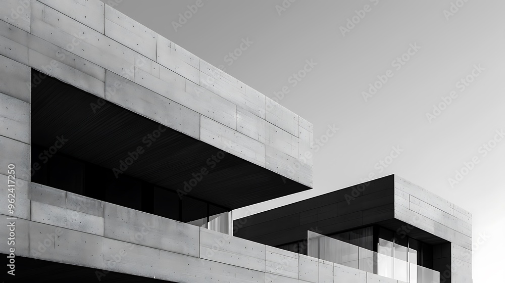 Modern Architecture in Black and White Modern Architecture in Black and White