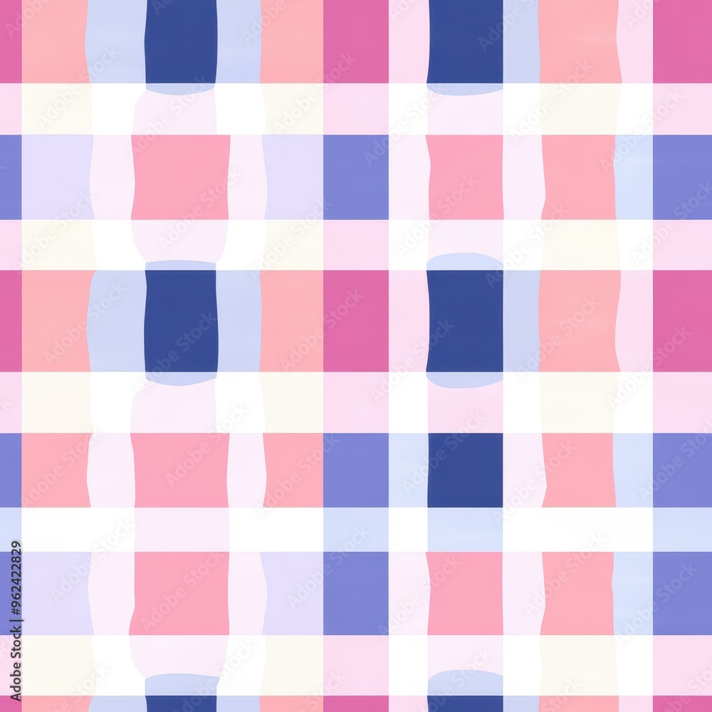 This vibrant buffalo plaid mixes pink, blue, and purple for a playful touch that enhances fabrics and decor styles. This vibrant buffalo plaid mixes pink, blue, and purple for a playful touch that enhances fabrics and decor styles.