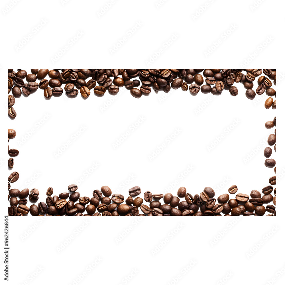 coffee beans frame isolated on white background, png transparent coffee beans frame isolated on white background, png transparent