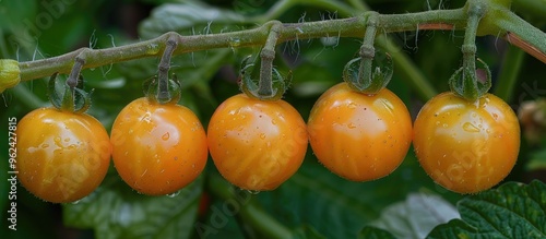 High Quality Image Of The Solanum Mammosum Fruit photo