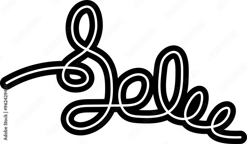 Line bold spiral various abstract shape for children, festive, celebration Line bold spiral various abstract shape for children, festive, celebration