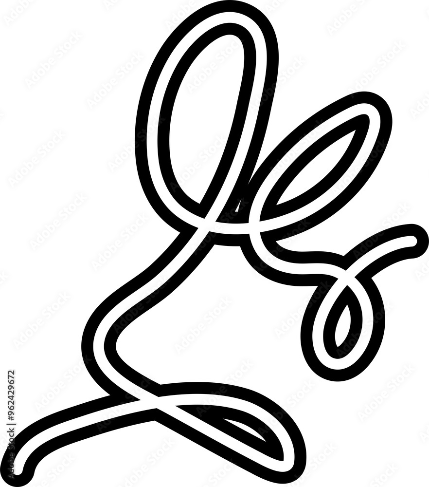 Line bold spiral various abstract shape for children, festive, celebration Line bold spiral various abstract shape for children, festive, celebration