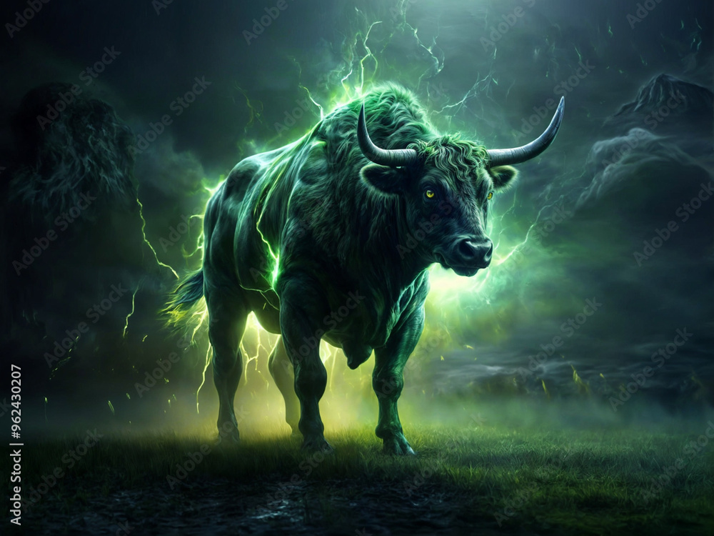 Obraz premium Bull vs Bear: The most epic battle and there is only one winner, you!