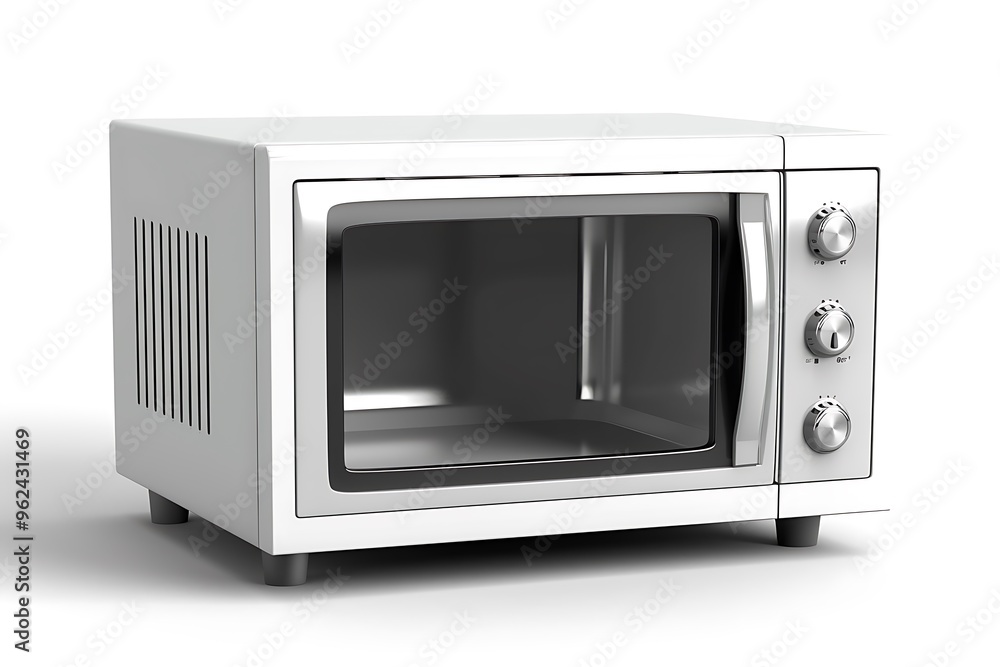 Fototapeta premium Microwave isolated on white background.