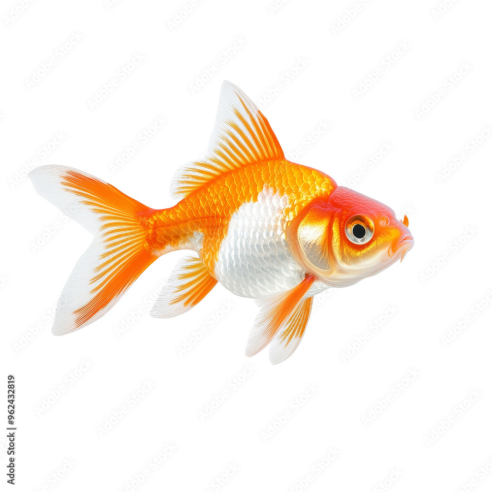 Goldfish Isolated Goldfish Isolated