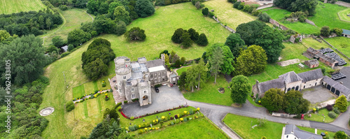 Aerial View of Killymoon Castle Cookstown County Tyrone Northern Ireland