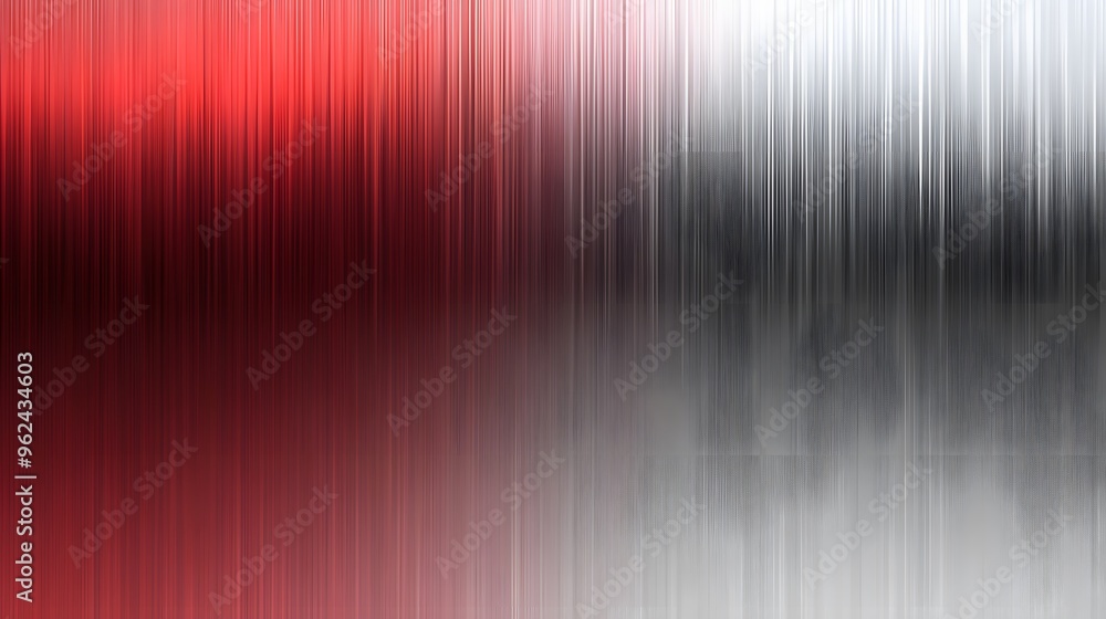 Naklejka premium Gradient, Shapes, Waves, Silver and Red, Abstract Image, Texture, Pattern Background, Wallpaper, Cover and Screen for Smartphone, PC, Laptop, 9:16 and 16:9 Format
