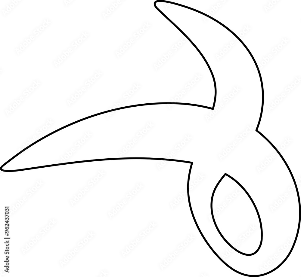 Obraz premium Line doodle, hand drawn style