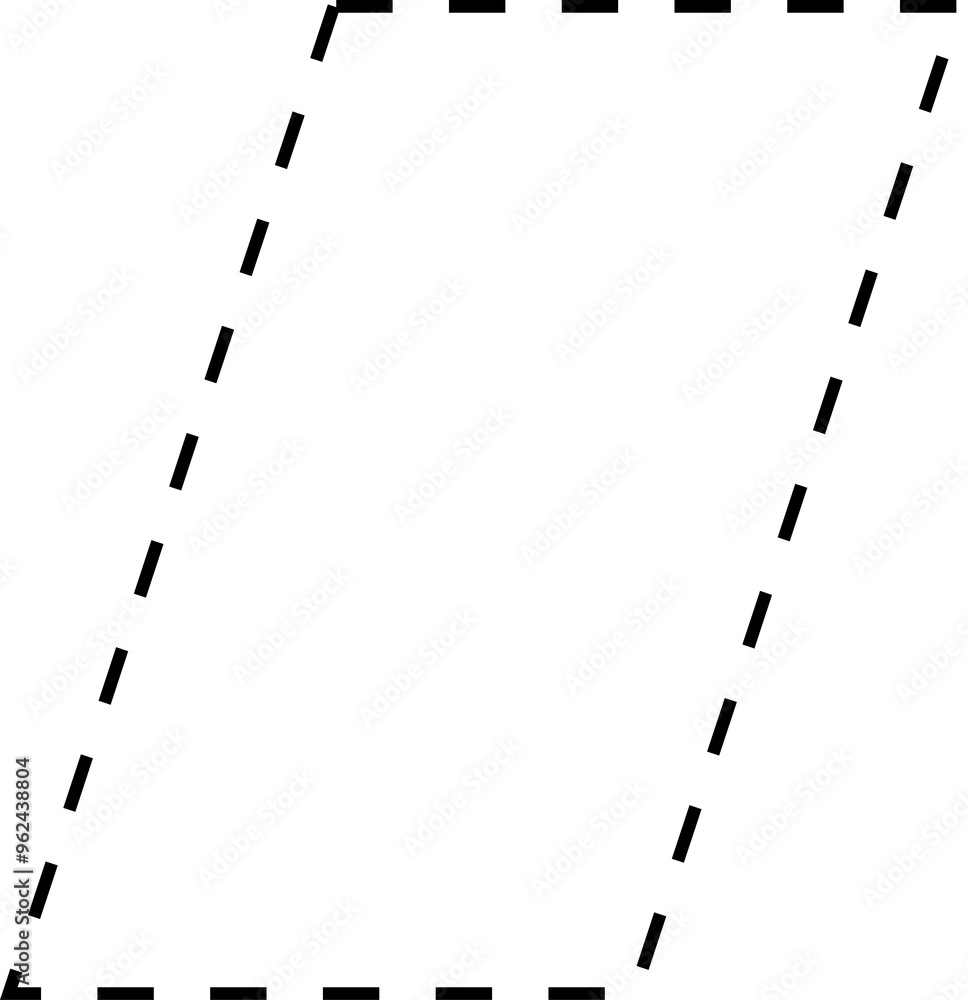 Dashed line square shapes. Elements for design Dashed line square shapes. Elements for design