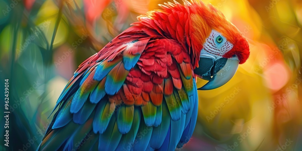 Obraz premium Self-assured parrot
