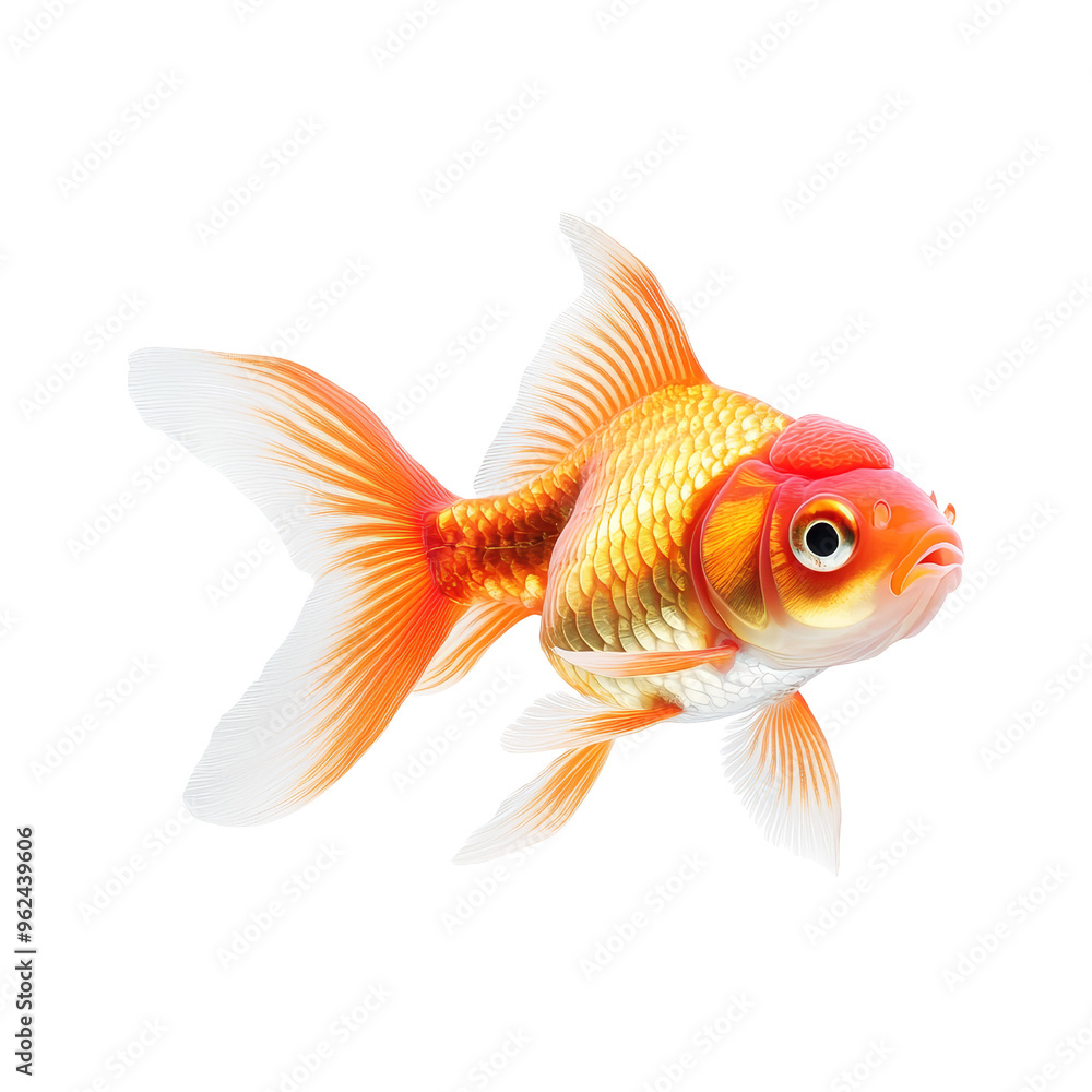 Goldfish Isolated Goldfish Isolated