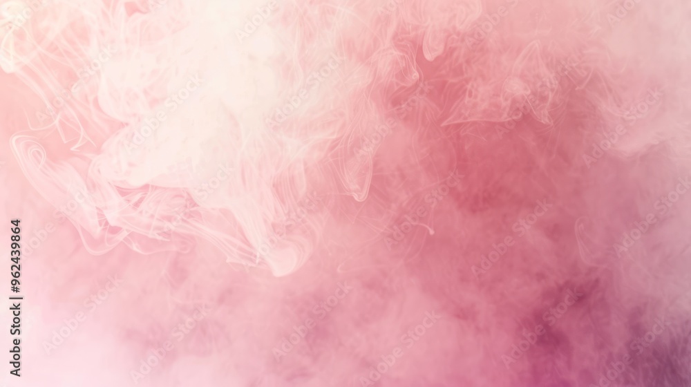Obraz premium Abstract Pink Smoke