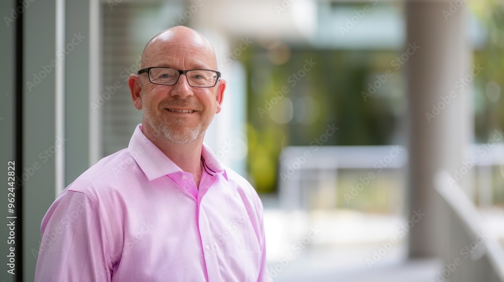 A smiling man in a pink shirt stands outdoors, conveying a friendly and professional demeanor. A smiling man in a pink shirt stands outdoors, conveying a friendly and professional demeanor.