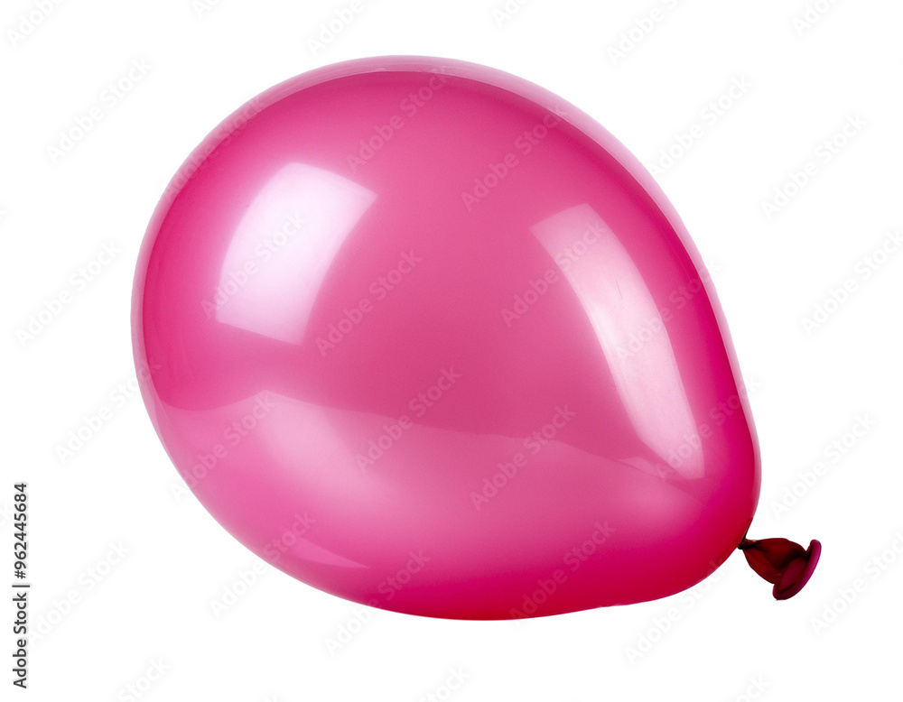 Isolated colorful pink latex balloon Isolated colorful pink latex balloon