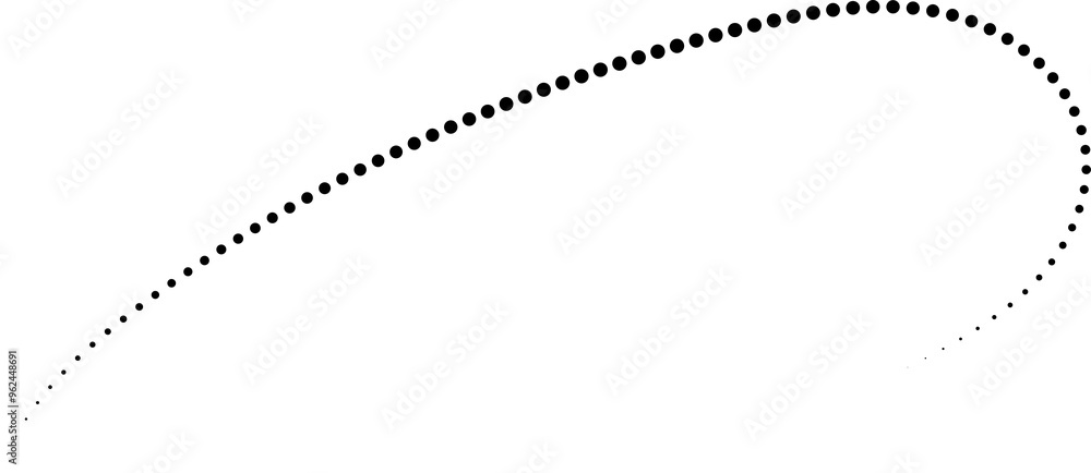 Line dotted halftone waves. Creative shape element Line dotted halftone waves. Creative shape element