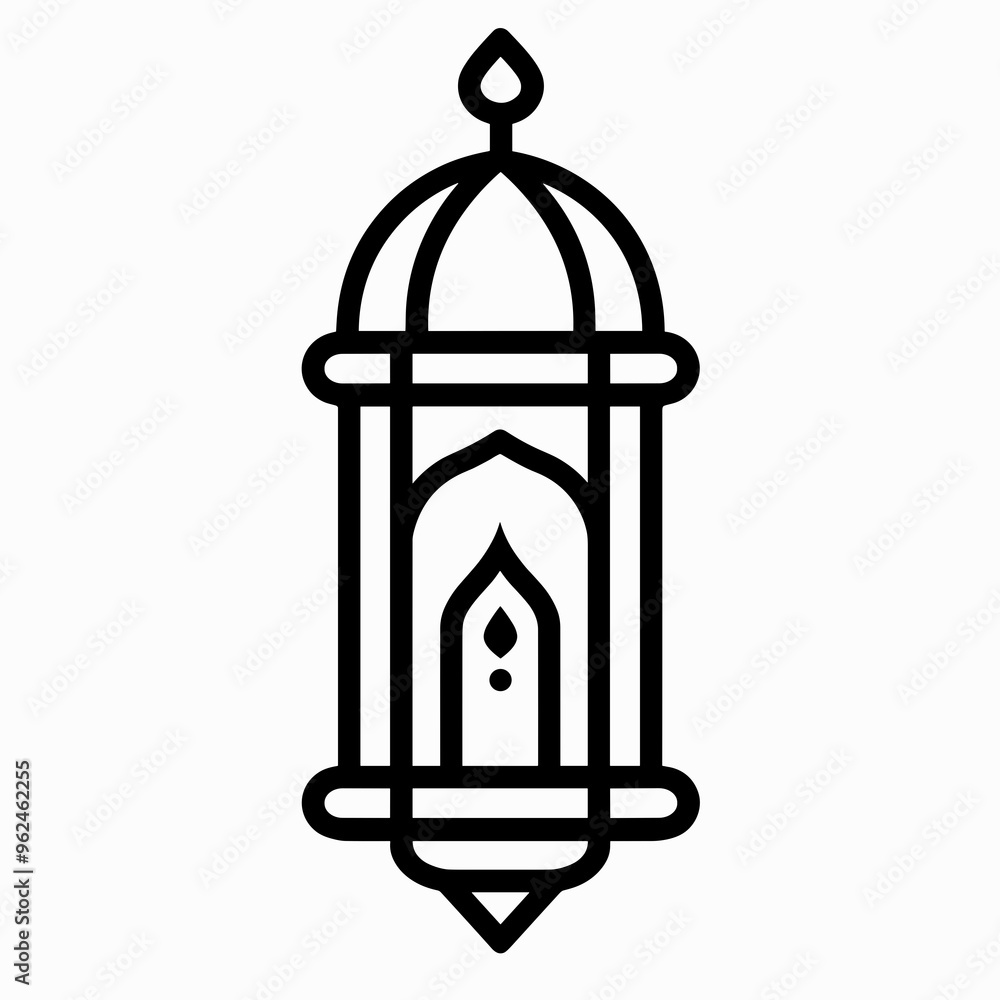 A minimalist vector design of a lantern intended for holiday decorations, showcasing elegant lines and a traditional structure perfect for festive themes A minimalist vector design of a lantern intended for holiday decorations, showcasing elegant lines and a traditional structure perfect for festive themes