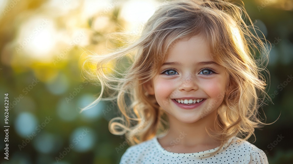 Adorable Little Girl with a Joyful Smile Adorable Little Girl with a Joyful Smile