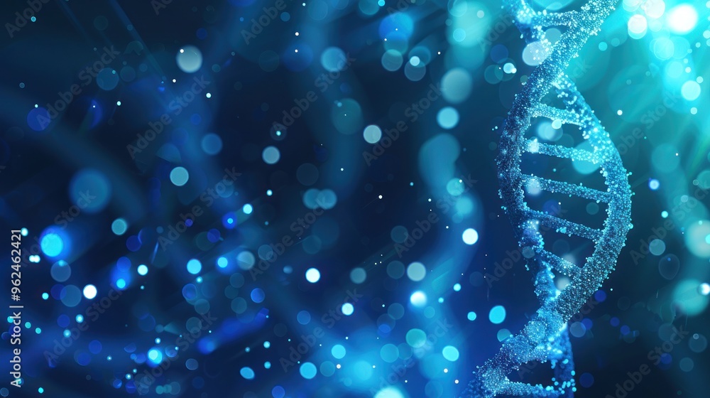 Abstract DNA Double Helix Abstract DNA Double Helix