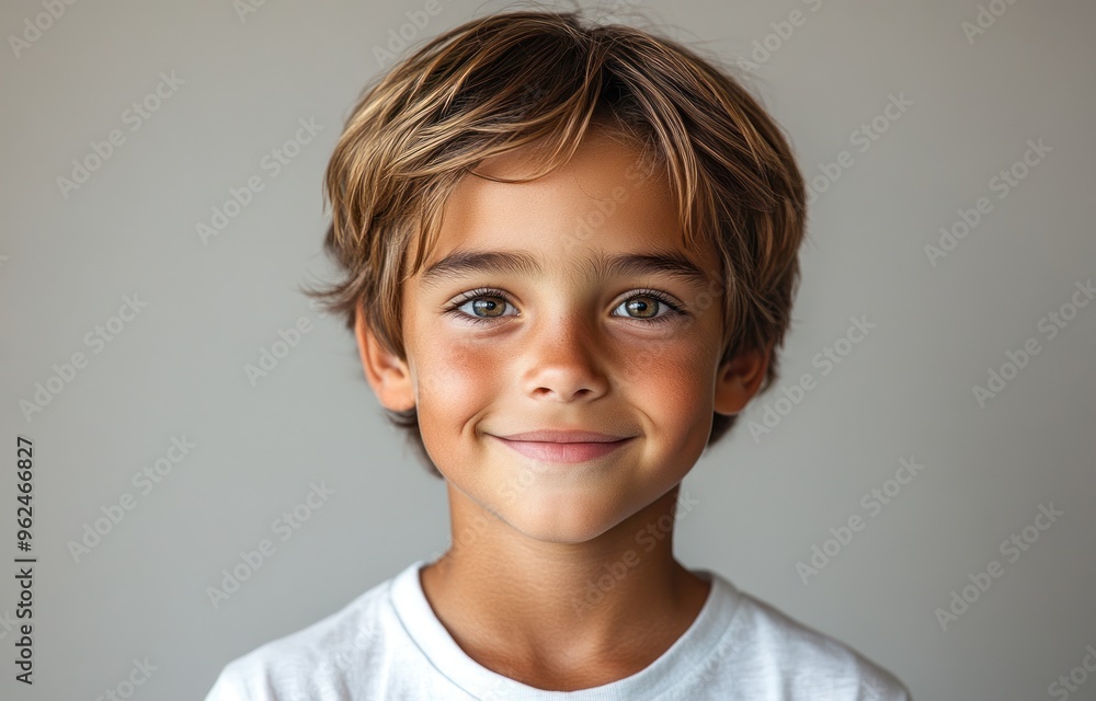 Portrait of a Smiling Boy Portrait of a Smiling Boy