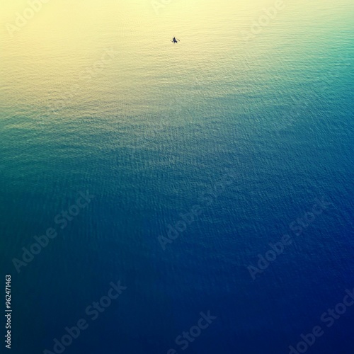 Foto 海に浮かぶ小船