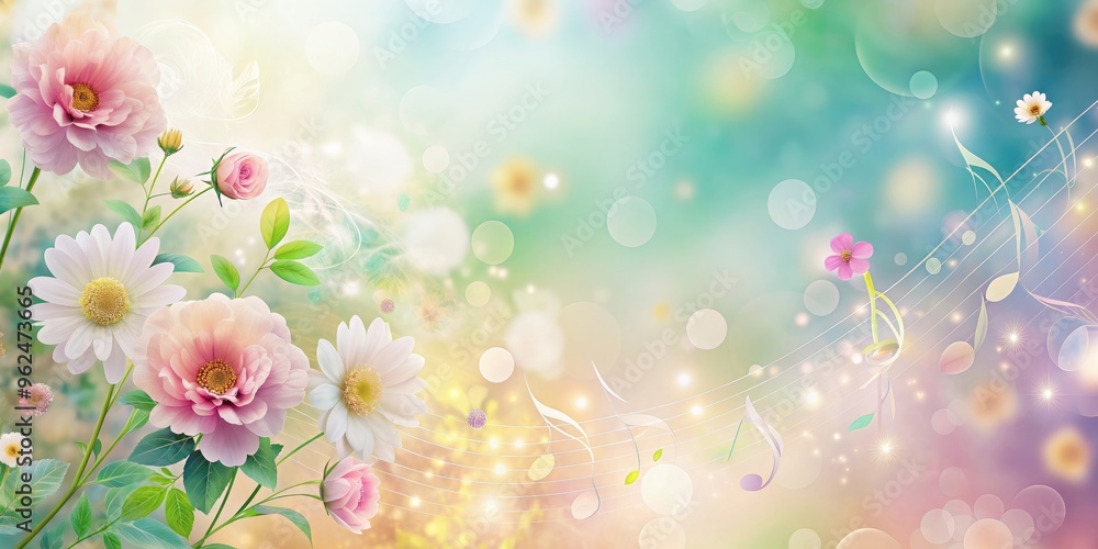 Soft music background with pastel flowers, music, background, flowers, floral, soft, delicate, romantic, beauty, nature Soft music background with pastel flowers, music, background, flowers, floral, soft, delicate, romantic, beauty, nature