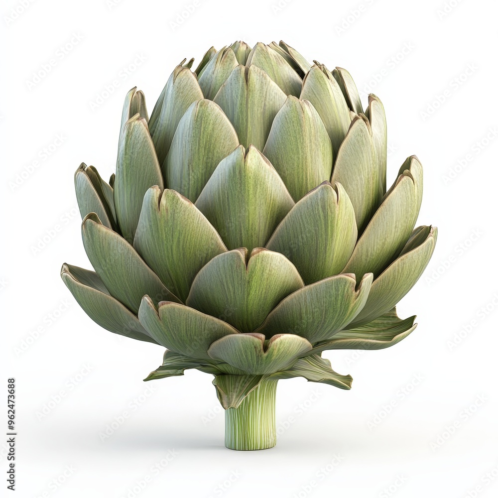 A large green vegetable with a stem A large green vegetable with a stem