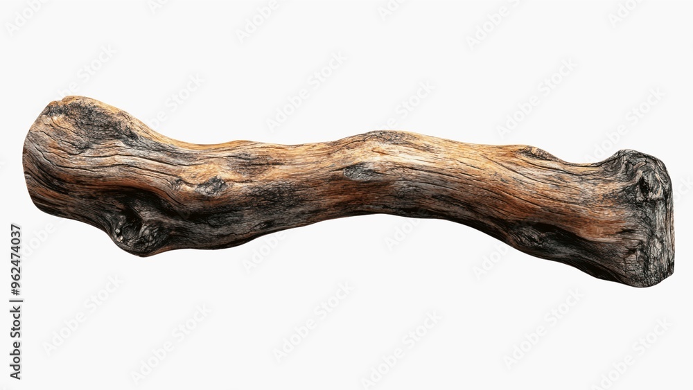 A long wooden stick with a brownish color A long wooden stick with a brownish color