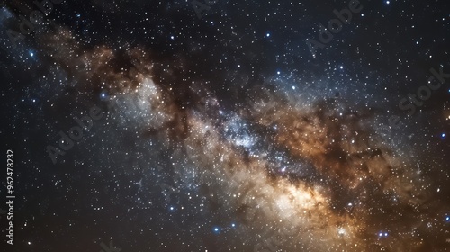 A Celestial Tapestry of Stars and Dust in the Milky Way