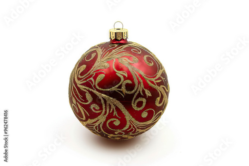 red christmas ball