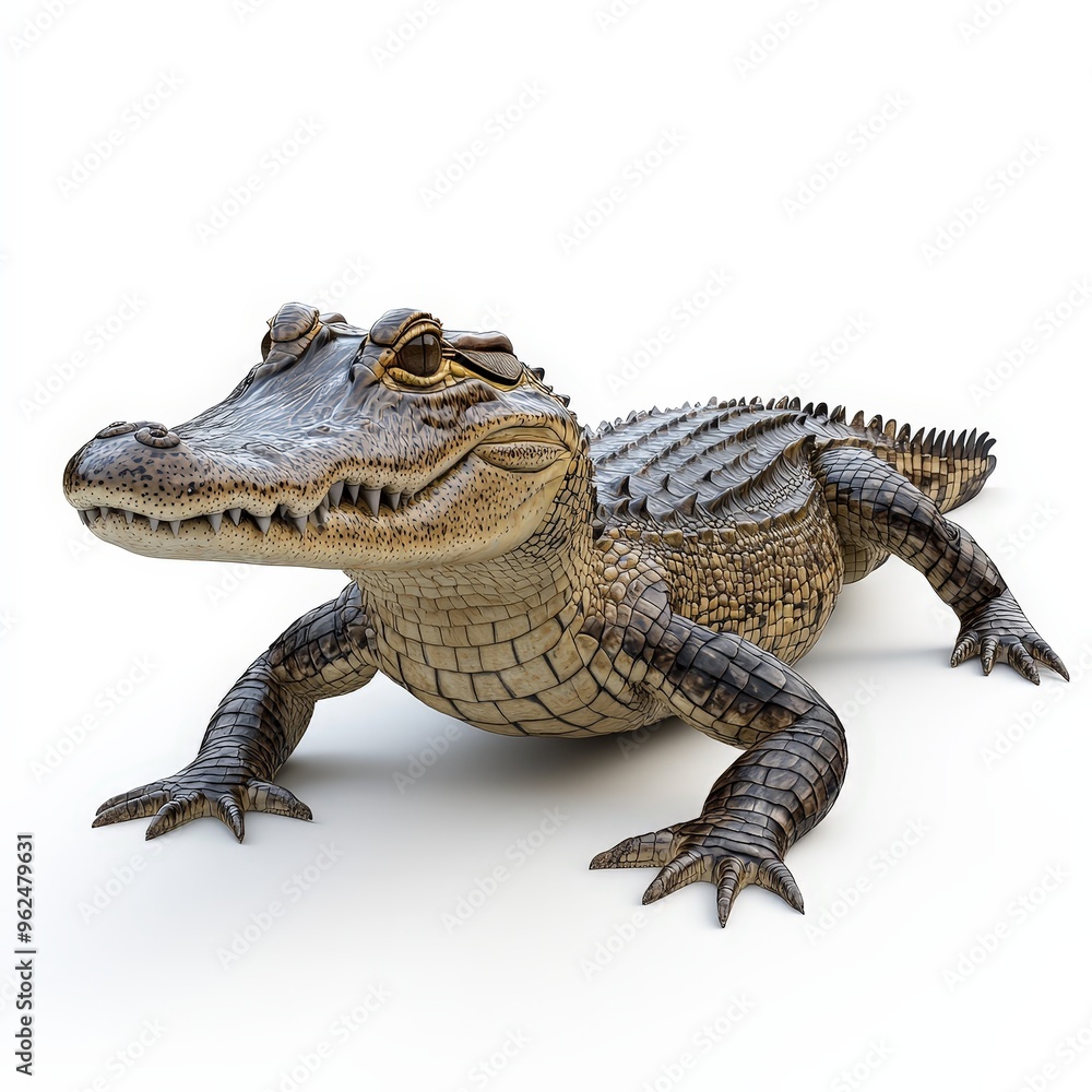 A crocodile is laying on its back with its mouth open A crocodile is laying on its back with its mouth open