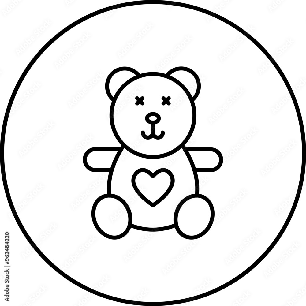 Fototapeta premium Teddy Bear Icon