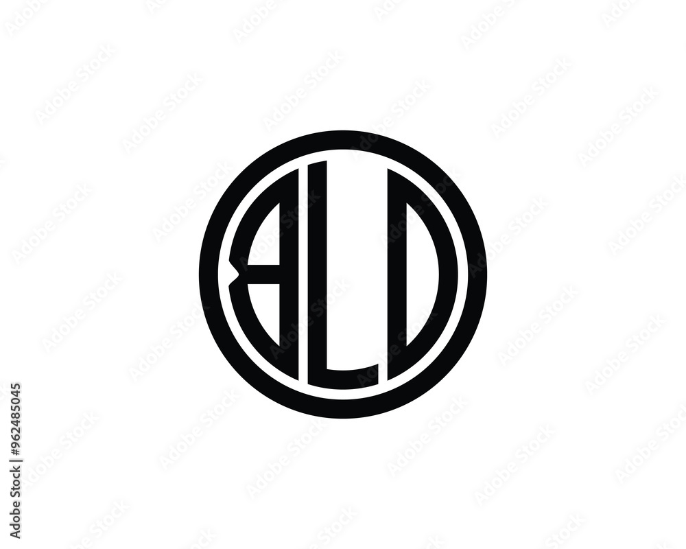 BLD logo design vector template. BLD BLD logo design vector template. BLD