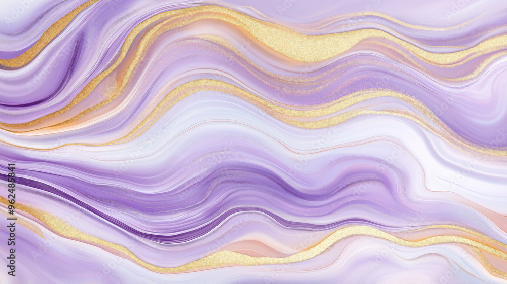 soft flowing waves in purple and gold, abstract fluid marble texture design. elegant abstract background, wallpaper, backdrop, luxury graphic design soft flowing waves in purple and gold, abstract fluid marble texture design. elegant abstract background, wallpaper, backdrop, luxury graphic design