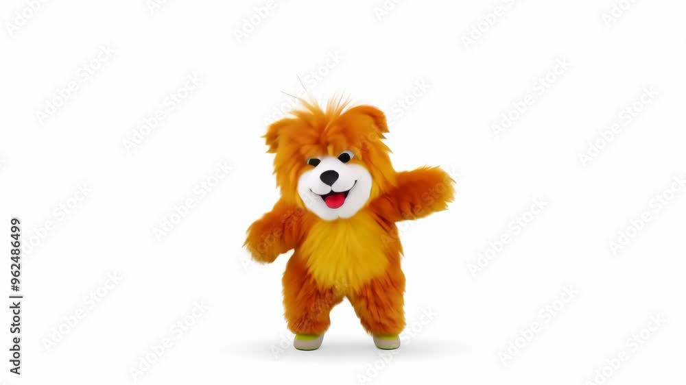 toy lion isolated on white toy lion isolated on white