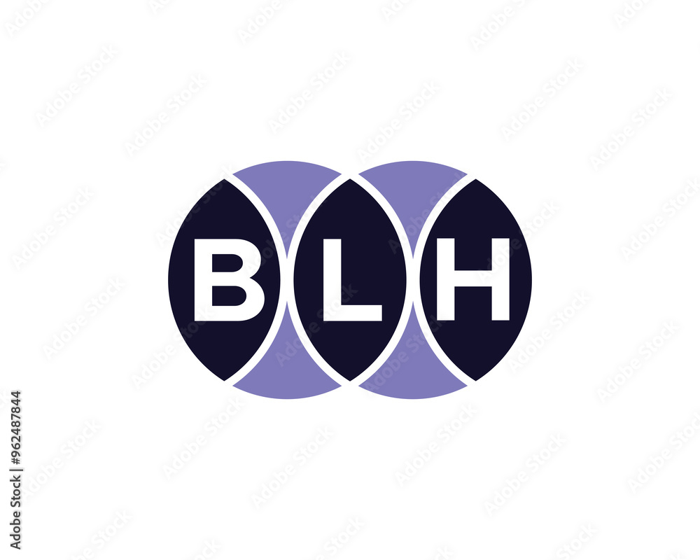 BLH logo design vector template. BLH BLH logo design vector template. BLH