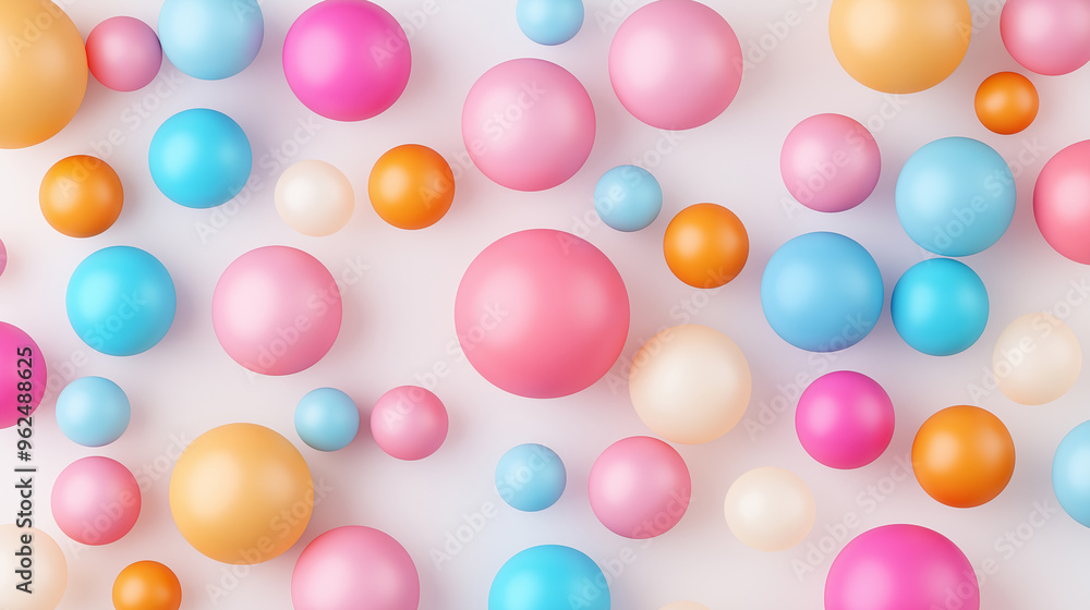 colorful 3D spheres in pastel tones, playful abstract background with vibrant bubbles. modern backgrounds, fun wallpaper, backdrop colorful 3D spheres in pastel tones, playful abstract background with vibrant bubbles. modern backgrounds, fun wallpaper, backdrop