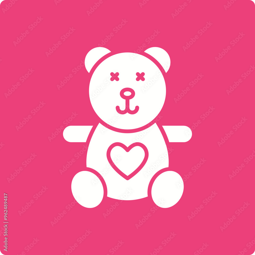 Obraz premium Teddy Bear Icon