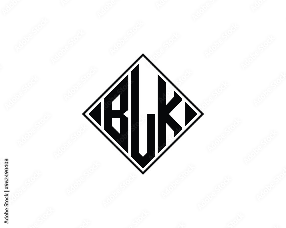 BLK logo design vector template. BLK BLK logo design vector template. BLK