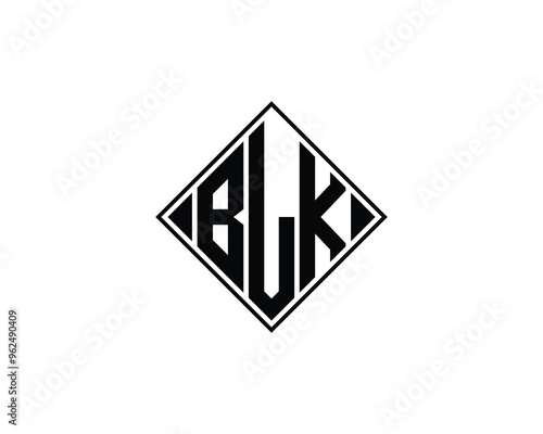 Free Download BLK logo design vector template. BLK - GFXLoad