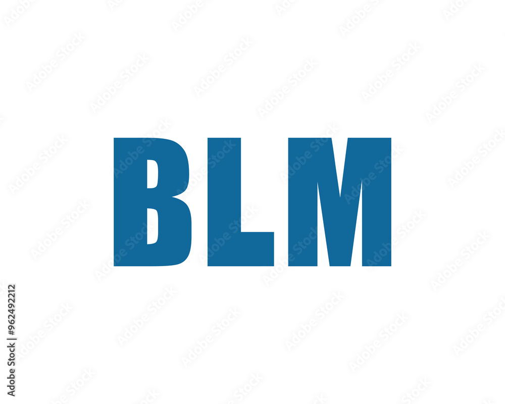 BLM Logo design vector template. BLM BLM Logo design vector template. BLM