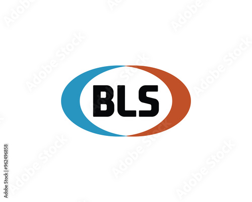 BLS Logo design vector template. BLS