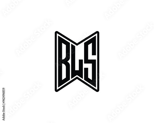 BLS Logo design vector template. BLS