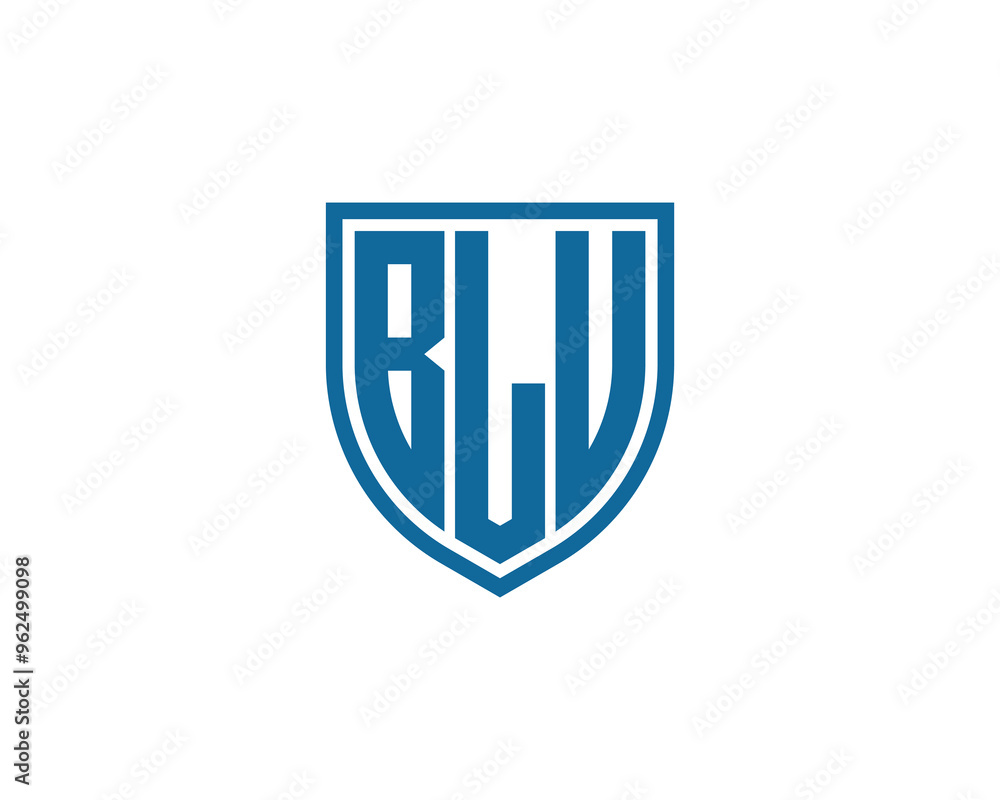 BLU logo design vector template. BLU BLU logo design vector template. BLU