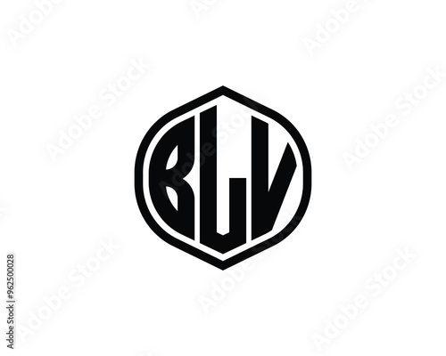 BLV Logo design vector template. BLV photo