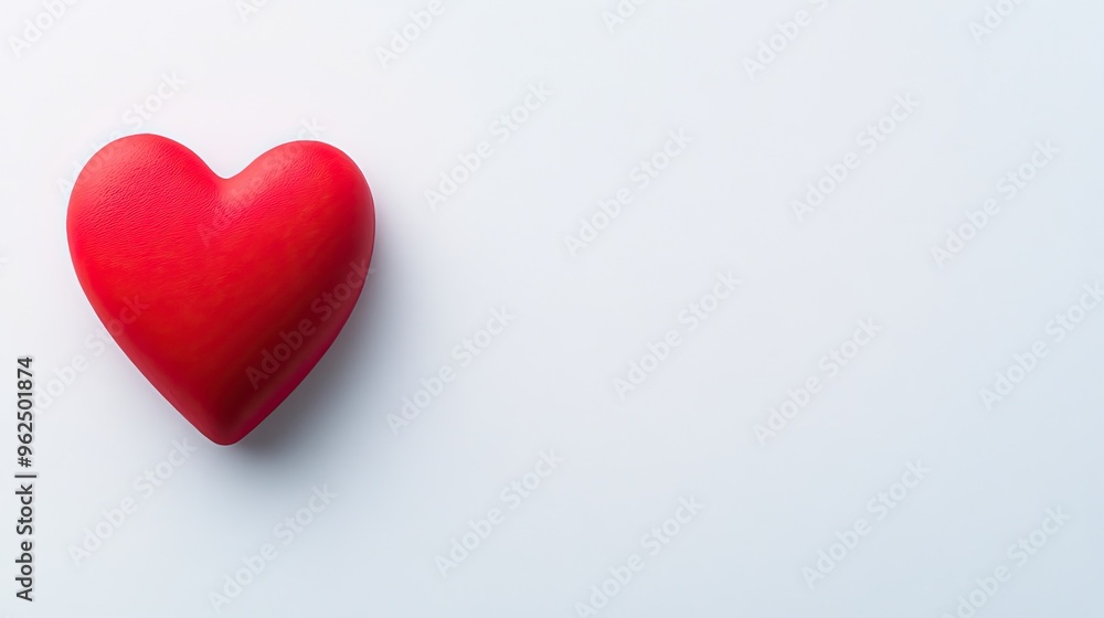 Minimalist Heart Decoration on background Minimalist Heart Decoration on background