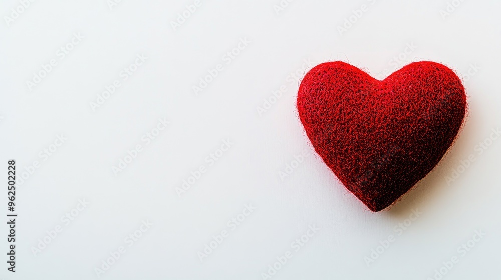 Minimalist Heart Decoration on background Minimalist Heart Decoration on background