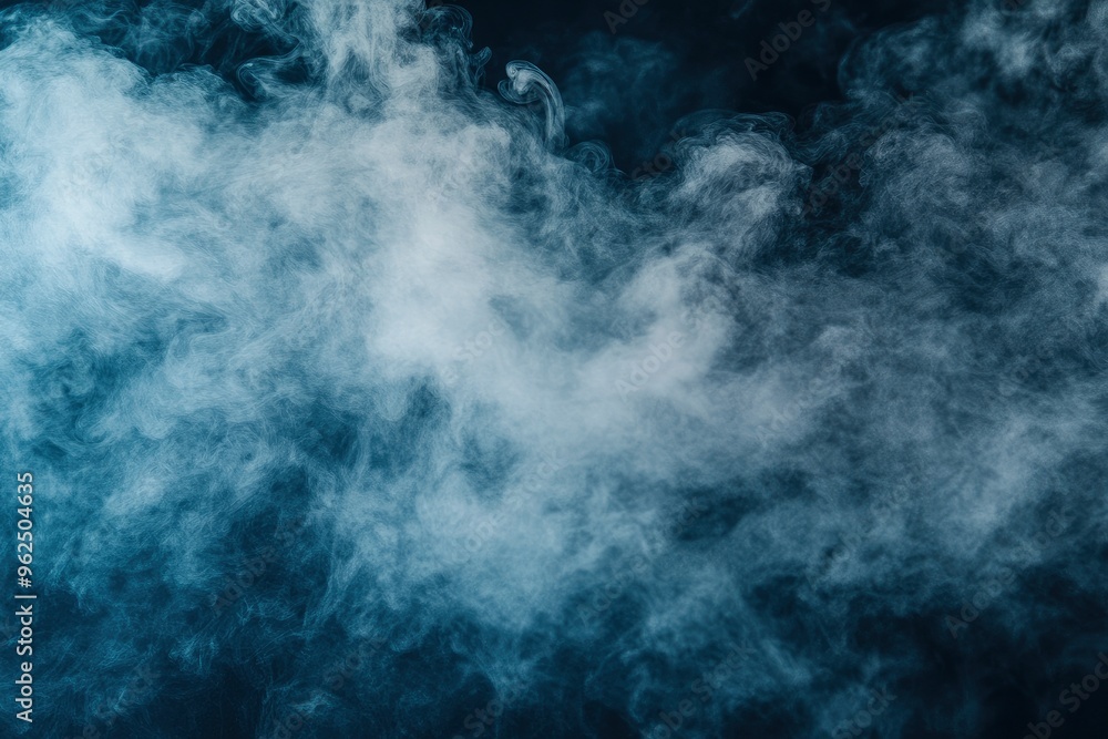 Attract Smoke on Black Background, Smoke, Dust Explosion on Black Background, Copy Space..., with generative ai Attract Smoke on Black Background, Smoke, Dust Explosion on Black Background, Copy Space..., with generative ai