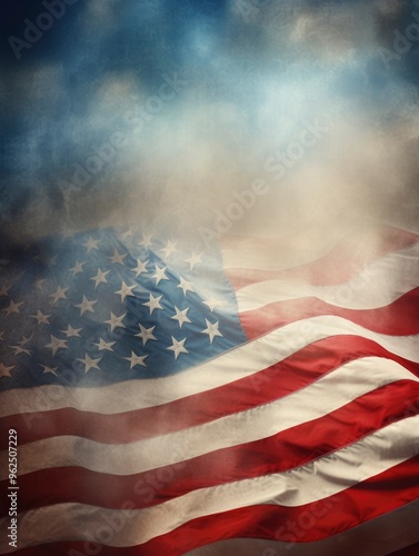 background about veteran's day (US), 4k, photorealistic, copy-space with generative ai