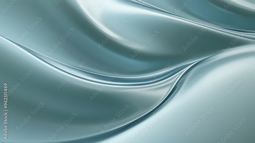 Fototapeta premium Abstract Teal Liquid Background D Rendering